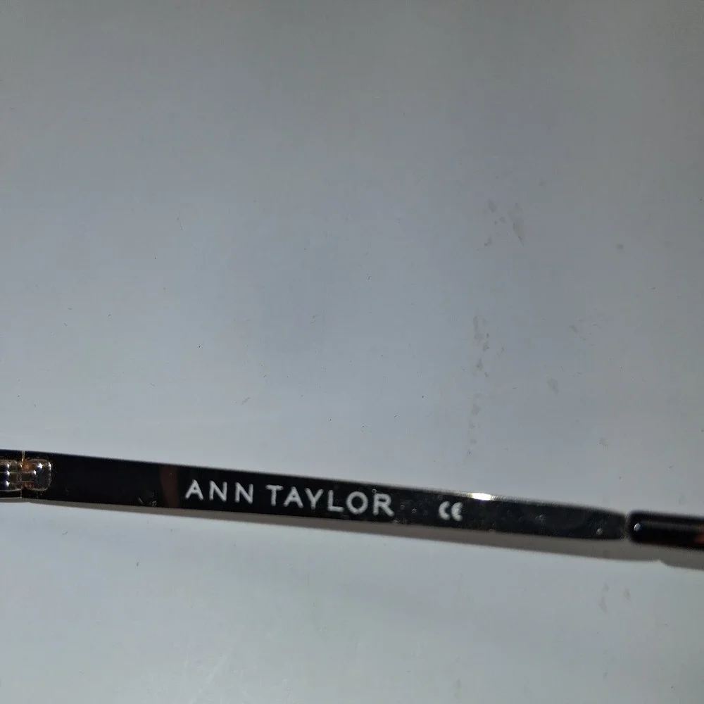 ANN TAYLOR Sunglasses Women's Tortoiseshell Brown 54mm Gradient Lenses Gold Tone